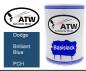 Preview: Dodge, Brilliant Blue, PCH: 500ml Lackdose, von ATW Autoteile West.